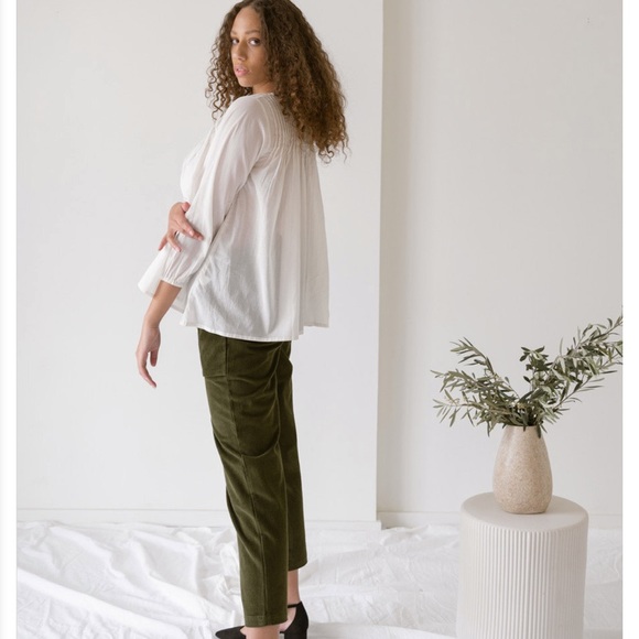 tribe alive Tops - Laude the Label Simone Top in Ivory